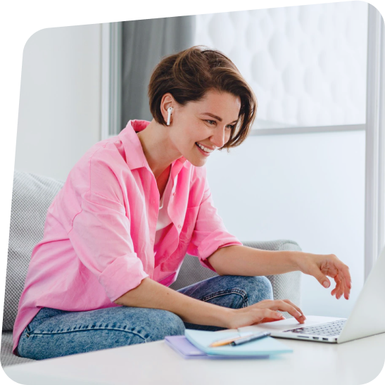 woman working